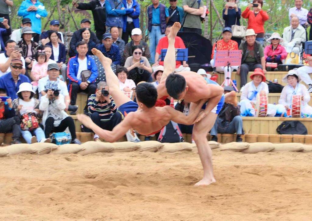 摔跤比賽,自然美景中的心靈之旅對(duì)決